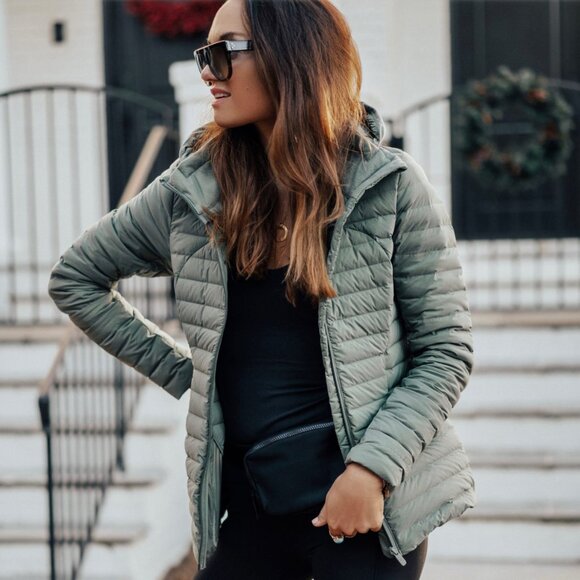 Lululemon Pack it Down Jacket Puffer GREY SAGE Size 6 NWT Packable Winter TRAVEL - Picture 1 of 5